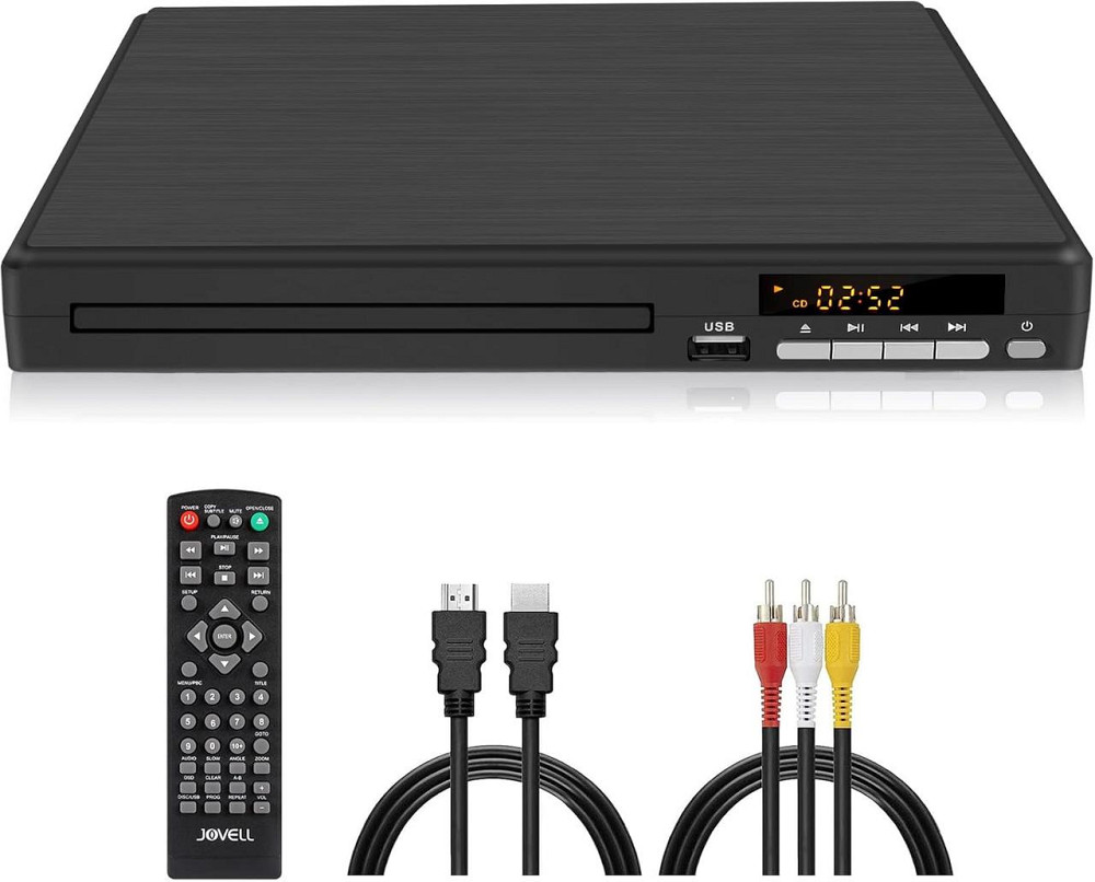 DVD-програвач JOVELL  DVD-198 для телевізора із виходом HDMI та AV Дніпро - фото 1