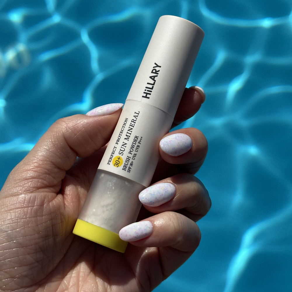 Солнцезащитная минеральная пудра бежевая с SPF 30 + Солнцезащитный крем для лица SPF 30+ Киев - изображение 20