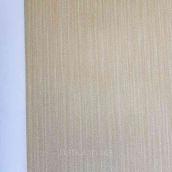 Шпалери метрові вінілові на флізелін дизайнерські Erismann Elle однотонні тонка смужка яскраво жовті Київ