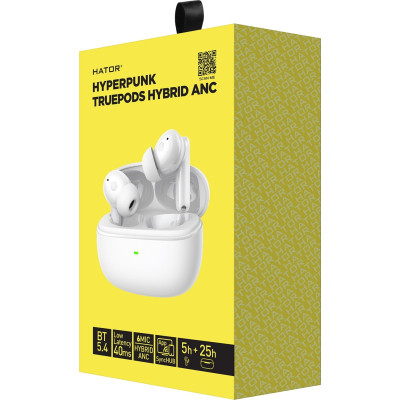Навушники Hator Truepods Hybrid ANC White (HTA432) Вінниця - фото 5