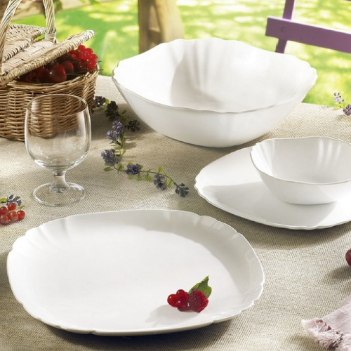 Тарілка обідня Lotusia 25*25см (діагональ 29см) N3621 Luminarc Житомир - изображение 2