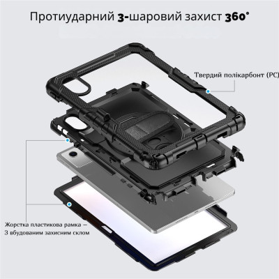 Чехол для планшета BeCover FortTab Lenovo Idea Tab/K11 (2nd Gen) TB336/Xiaoxin Pad (2025) 11" Black (714080) Винница - изображение 2
