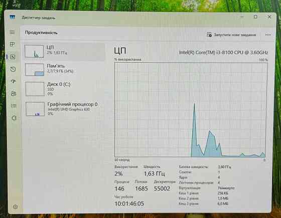 Моноблок Lenovo ThinkCentre M920z - 24'' IPS Сенсор/ i3-8100/ 8/256gb. Київ