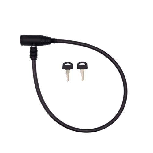 Велосипедний замок (трос) ВЗ-1500 MBP чорний CLASS Житомир - изображение 4