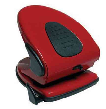 Діркопробивач металевий 45 арк. "Scholz" з лінійкою 8 см. червоний, 4315-01SCH, шт Київ