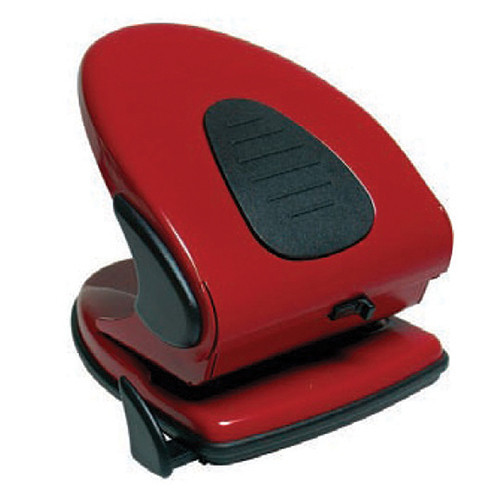 Діркопробивач металевий 45 арк. "Scholz" з лінійкою 8 см. червоний, 4315-01SCH, шт Київ - фото 1