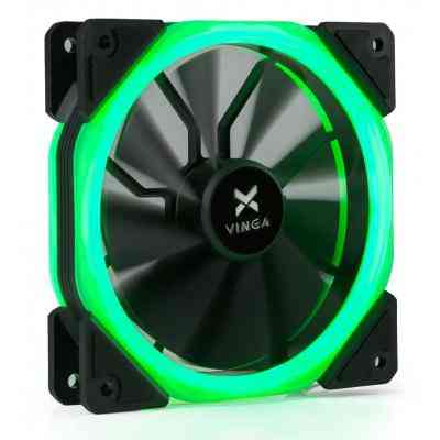 Кулер до корпусу Vinga LED fan-02 green Вінниця