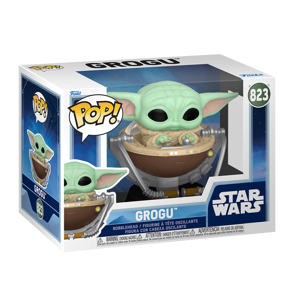 Ігрова фігурка Funko POP! серії Мандалорець - Ґроґу у колясці Дніпро - фото 1