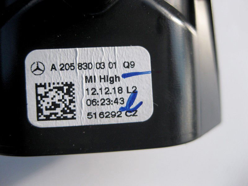 Mercedes-Benz  A2058300301 Вентиляційний дефлектор приладів - торпеди центральний C-Class W205 GLC X253 Coupe C253 Одесса - изображение 4