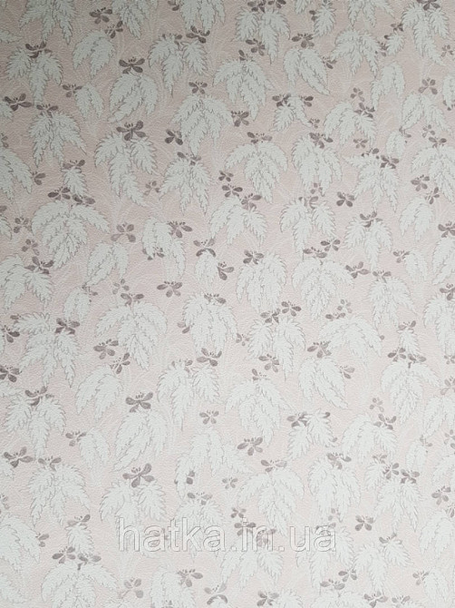 Шпалери флізелінові дитячі еко Lutece Tartine et Chocolat маленькі гілочки білі квіточки на рожевому Київ - фото 2