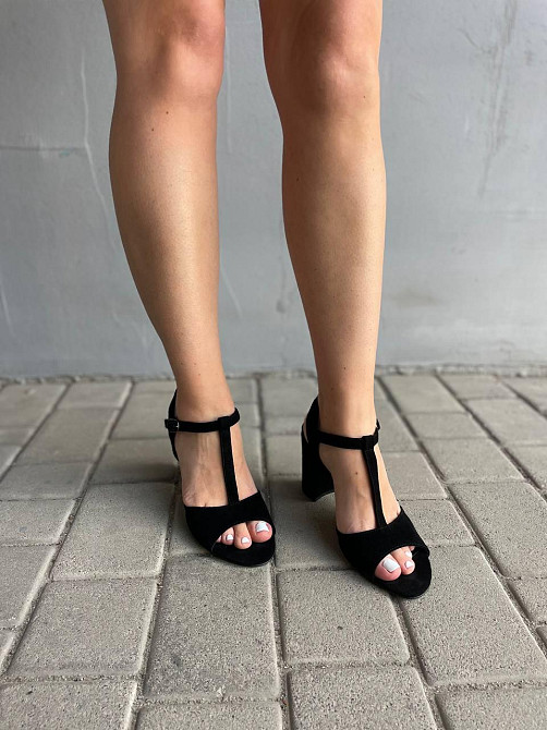 Nivelle Босоніжки жіночі NIVELLE 1702/8015-8033 чорні (літо, замша натуральна) (3403) Коломыя - изображение 3