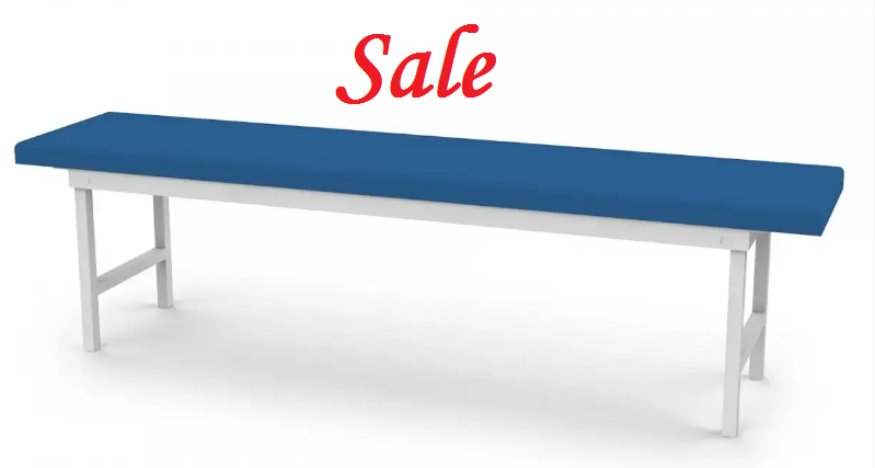 Банкетка медична коридорна АТОН БК-3 (синій) тримісна Дніпро - фото 1