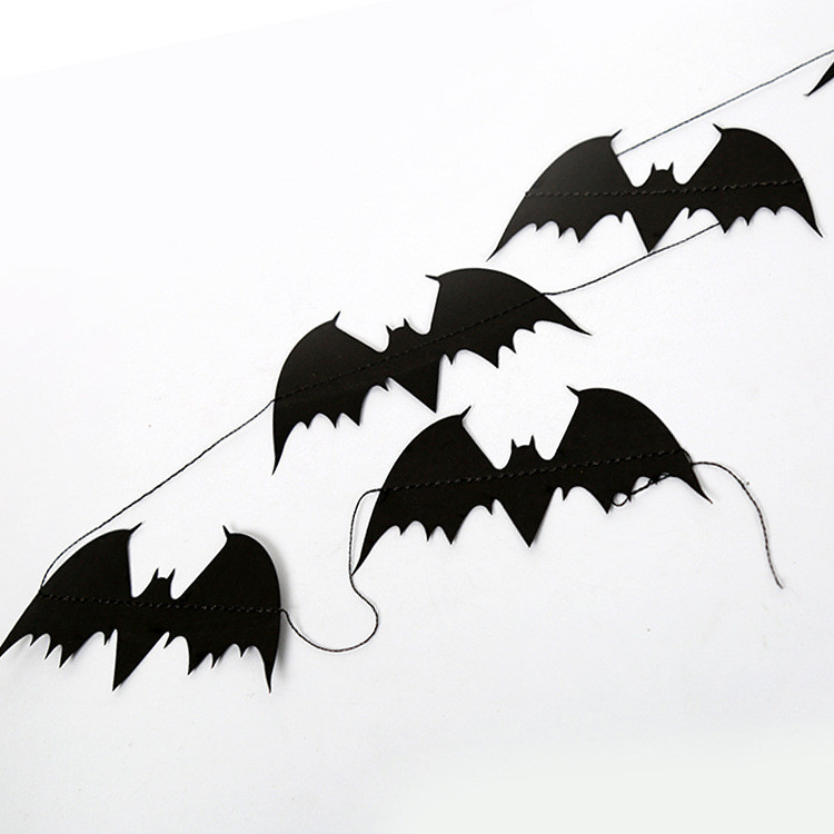 Гирлянда на Хэллоуин Летучие мыши 4 м черный Киев - изображение 4