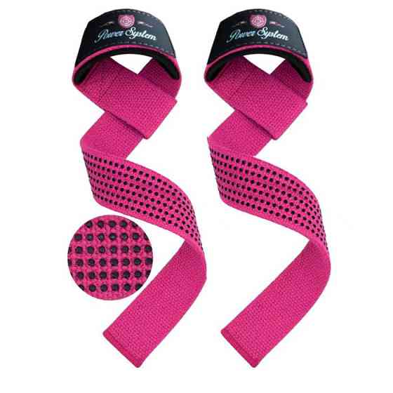 Лямки для тяги Power System PS-3420 G-Power Straps Pink Кам'янське