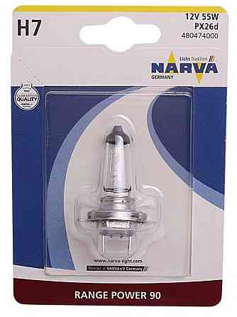 Галогенова лампа NARVA 48047-01B H7 12 V 55 W PX26d RANGE POWER +90 Харків