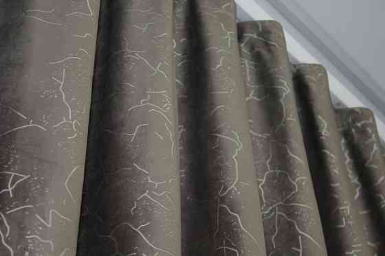 Комплект готових штор VR-Textil Оксамит (бархат) Афіна № 1316ш Какао 200х290 см 2 шт (32-039) Київ