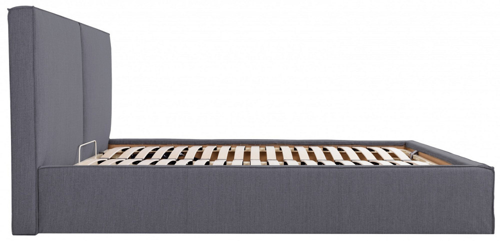 Ліжко Delhi Comfort 140 х 200 см Місті Dark Grey З підйомним механізмом та нішою для білизни Темно-сірий Дніпро - фото 12