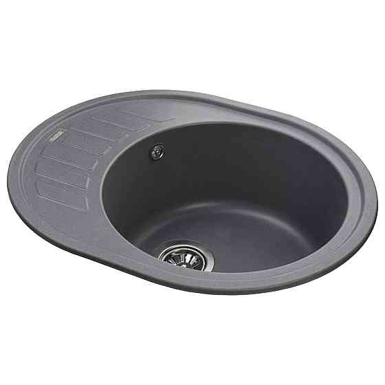 Гранітна мийка Globus Lux ARNO сірий металік 620х500мм-А0003 (000020965) Київ