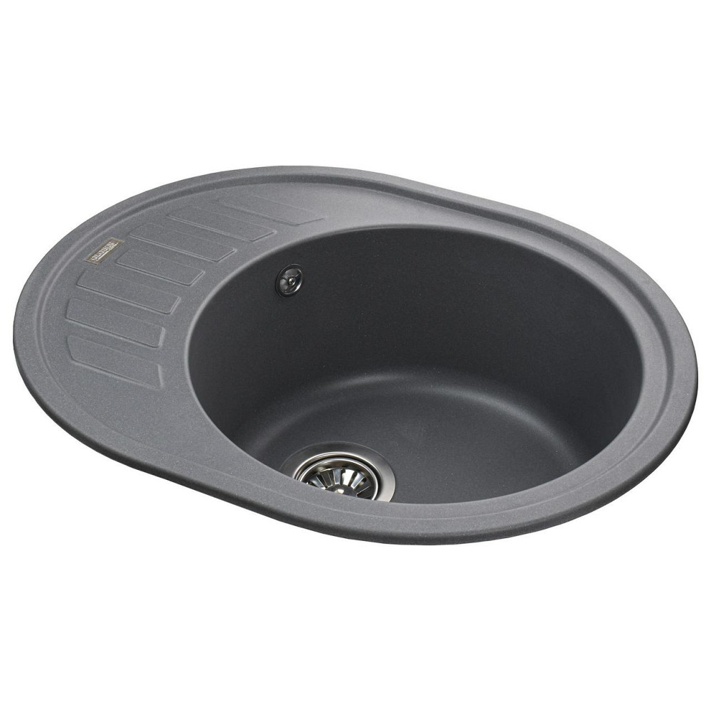 Гранитная мойка Globus Lux ARNO серый металлик 620х500мм-А0003 (000020965) Киев - изображение 2