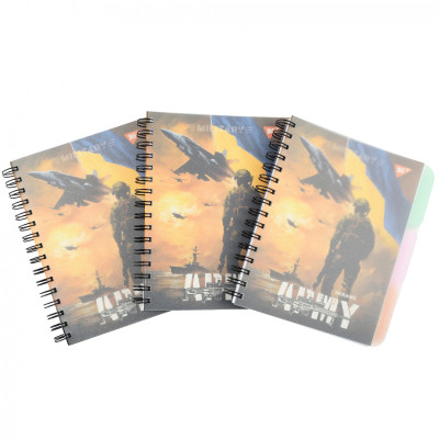 Блокнот Yes А5 Army Ukraine 144 аркуша пластикова обкладинка (681959) Вінниця - фото 2