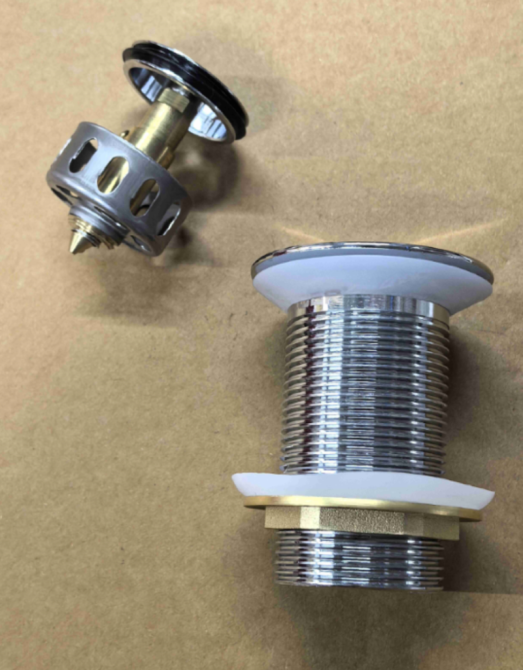 Донный клапан для раковины Koer PW-10-01 1 1/4'' без перелива автоматический СLICK-СLACK (Цвет хром) (KR5797) Киев - изображение 3