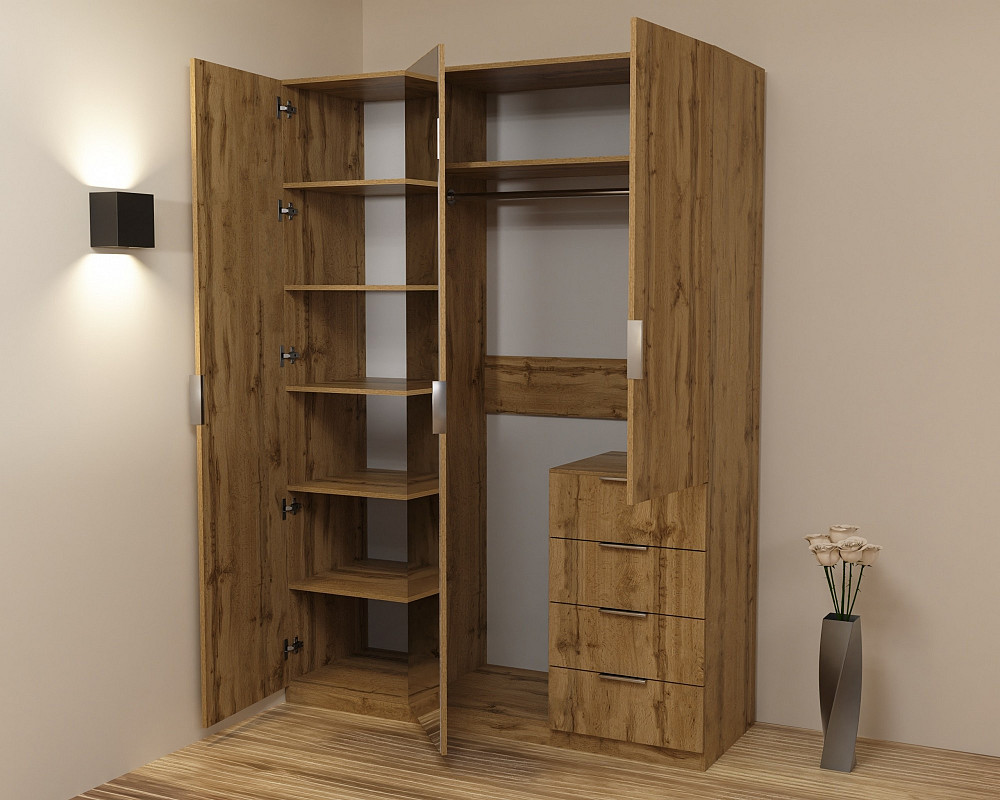 Шафа Крістал 2, Дуб Аппалачі, 1500х520х2100 Львів - фото 3