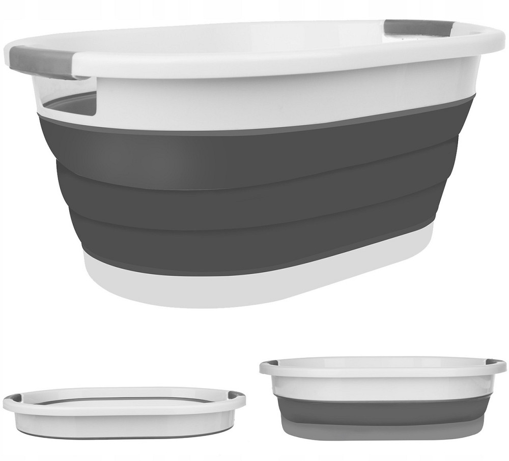 Силіконова складана ванна - кошик 25 літрів для білизни Ruhhy (15371) Нововолинськ - фото 1