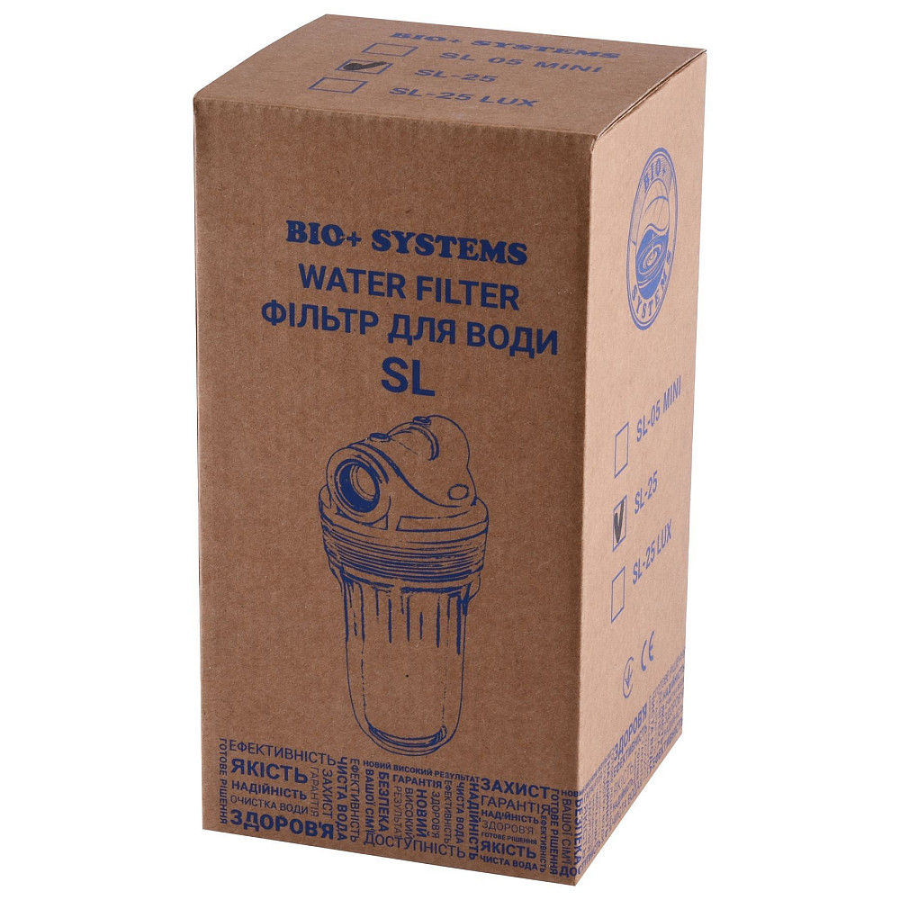 Фільтр-колба  для котлів (поліфосф. сіль) Bіо+ systems SL25, 1/2″ Луцк - изображение 3