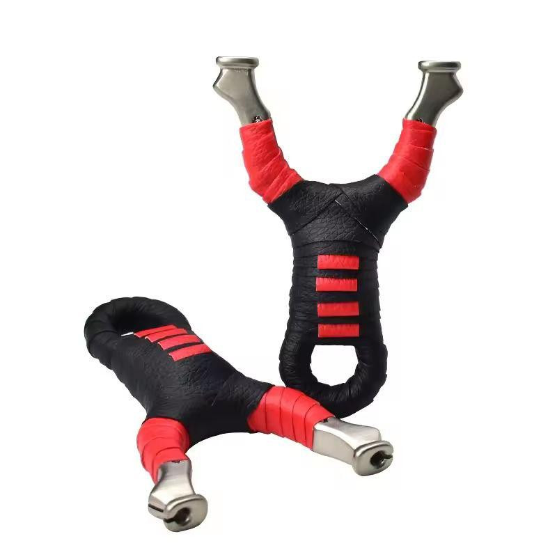 Спортивна рогатка з нержавіючої сталі з прицілом і шкіряною рукояткою Київ - фото 2