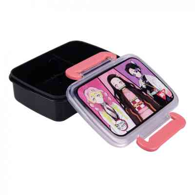 Ланч-бокс детский Yes Demon Slayer 420 мл чорний (708272) Винница