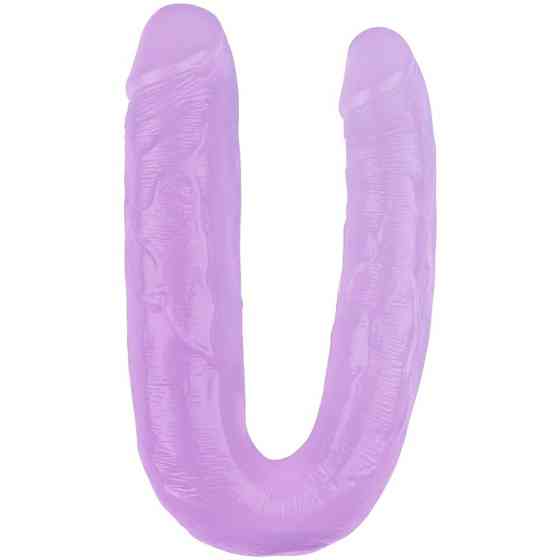 Фаллоимитатор двухсторонний Chisa Hi-Rubber, фиолетовый 45 см Sex Aura Киев