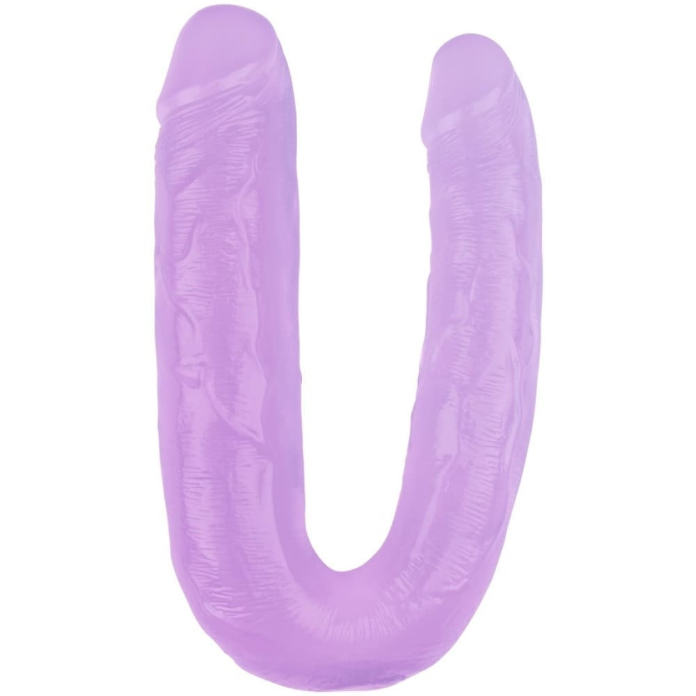 Фаллоимитатор двухсторонний Chisa Hi-Rubber, фиолетовый 45 см Sex Aura Киев - изображение 3