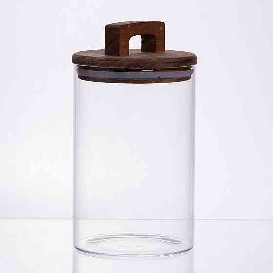 Банка для сипучих продуктів з бамбуковою кришкою 900 мл 64486-66 Київ