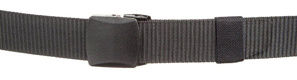 Стильний текстильний чоловічий ремінь Чорний (Vintage) Київ - фото 3