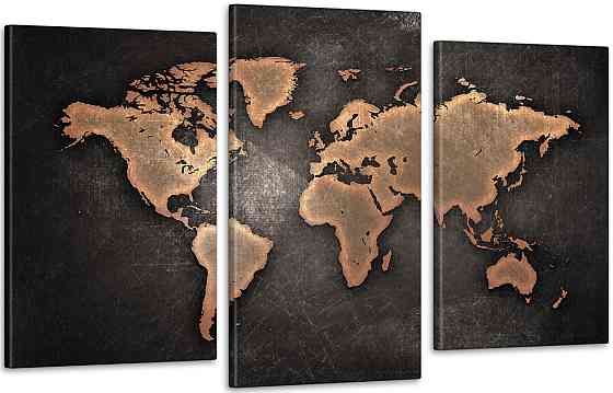 Модульная картина Карта Мира Art-143_3 Киев