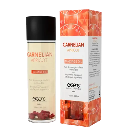 Масажна олія EXSENS Carnelian Apricot (бадьорна з сердоліком) 100мл, натуральна Львів