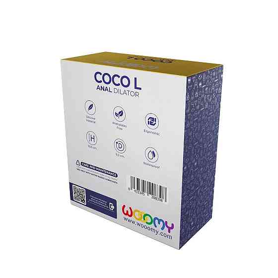 Анальный расширитель Wooomy Coco L Sex Aura Киев