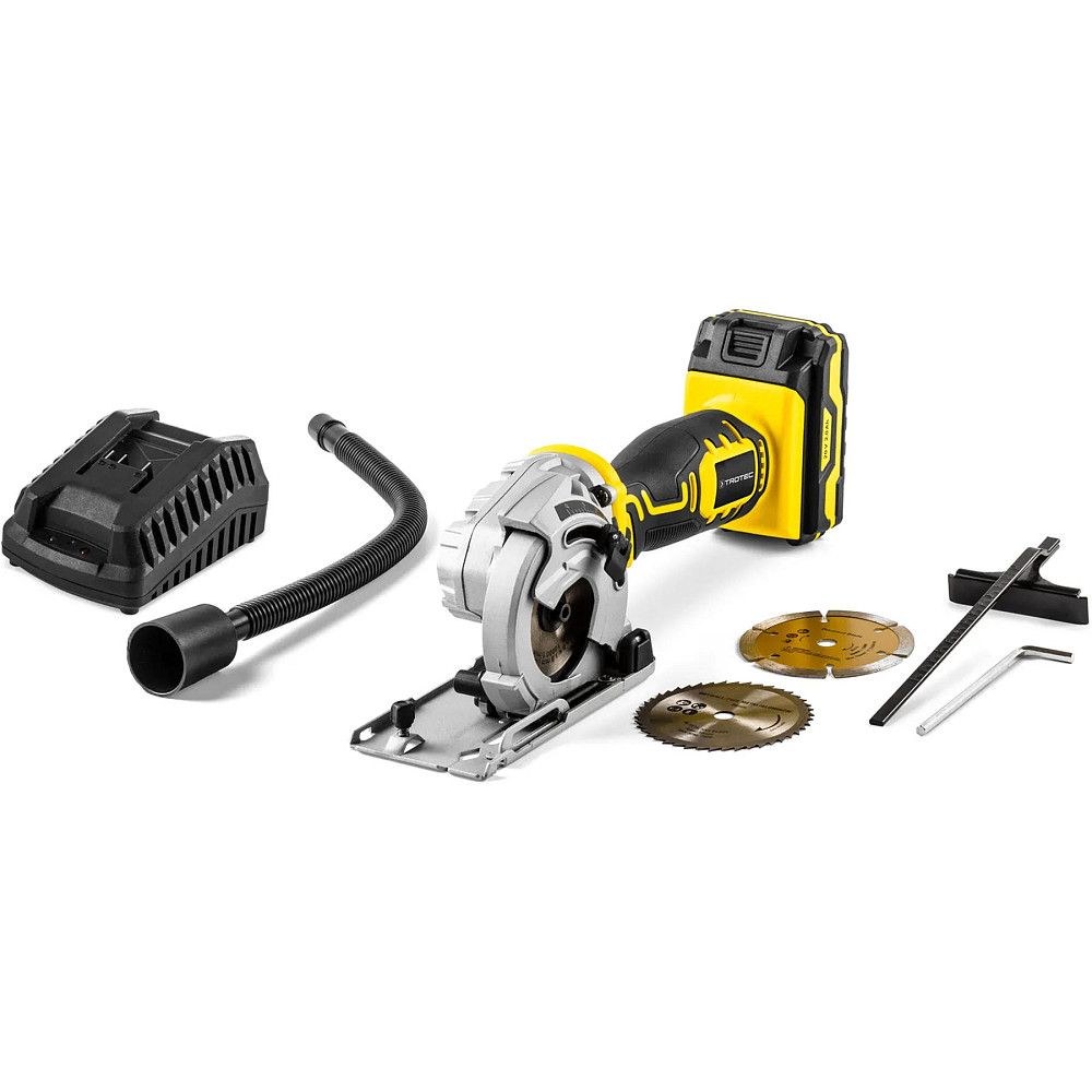 Пила циркулярная аккумуляторная мини Trotec PCSS 05-20V + кейс (4430000105) Вінниця - фото 10