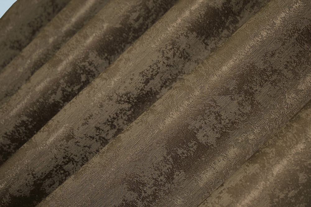 Комплект готовых штор VR-Textil Жаккард Sultan YL № 1203ш Коричневый 100х270 см 2 шт (31-591) Киев - изображение 8