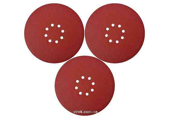 Круг шліфувальний з наждачн. паперу з липучкою YATO: Ø=225мм, Р120, до YT-82340 і YT-82350, 3шт [60] Одесса
