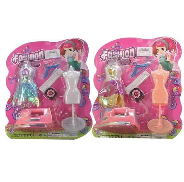 Гладильный набор 1808A/С (72шт/3) 2вида,платье,утюг,сантиметр,вешалка,портновский манекен,на планш., шт Київ - фото 1