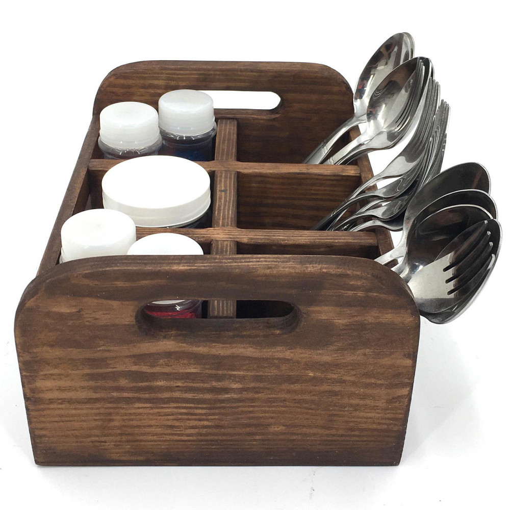 Підставка для столових приладів "Лекка" капучино Миколаїв - фото 2