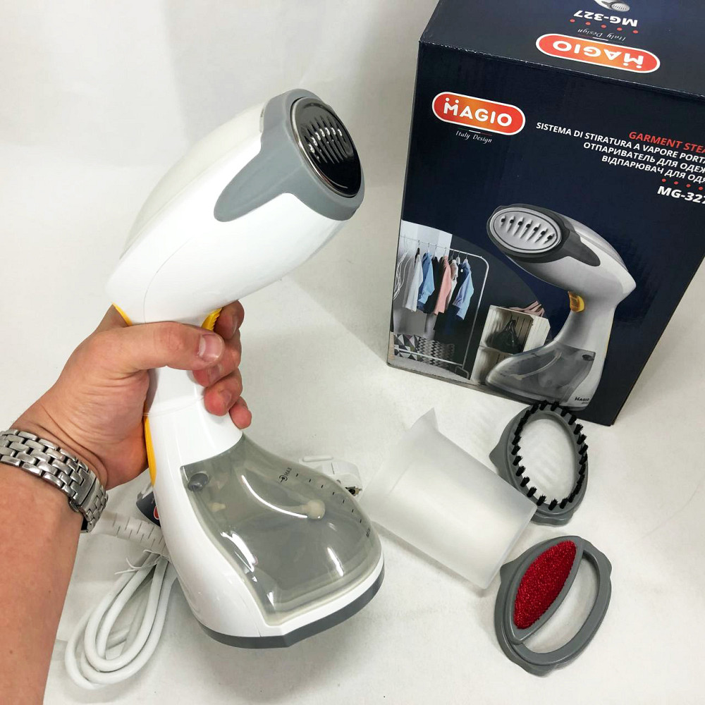 Відпарювач ручний хороший MAGIO, Ручний універсальний пароочисник відпарювач для гладких тканин DL-90 Львів - фото 6