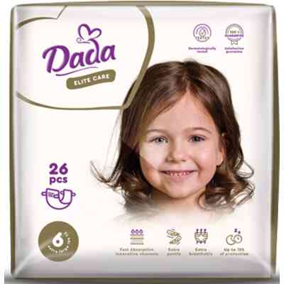 Подгузники Dada Elite Care Extra Large 6 (16+ кг) 26 шт (4820174981129) Винница