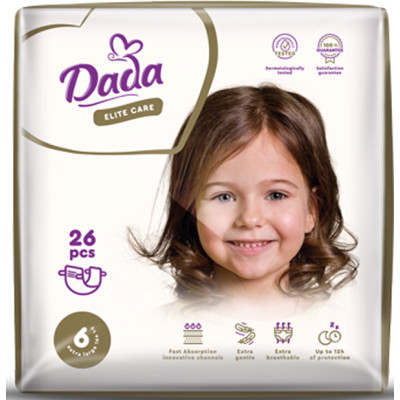 Подгузники Dada Elite Care Extra Large 6 (16+ кг) 26 шт (4820174981129) Винница - изображение 1