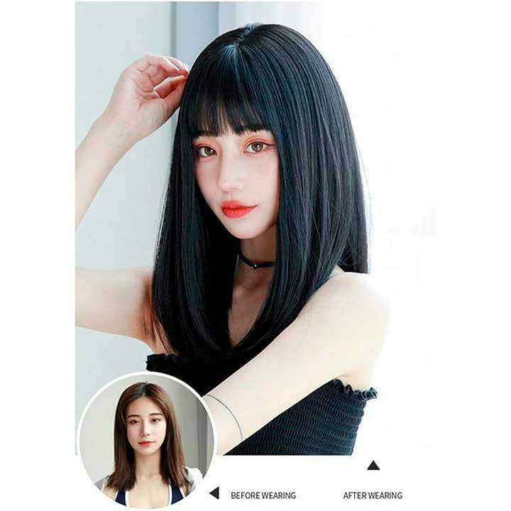 Перука довге каре "Брюнетка"- 36 см Вінниця - фото 4