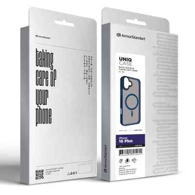 Чехол для мобильного телефона Armorstandart Uniq MagSafe Apple iPhone 16 Plus Dark Blue (ARM79502) Винница