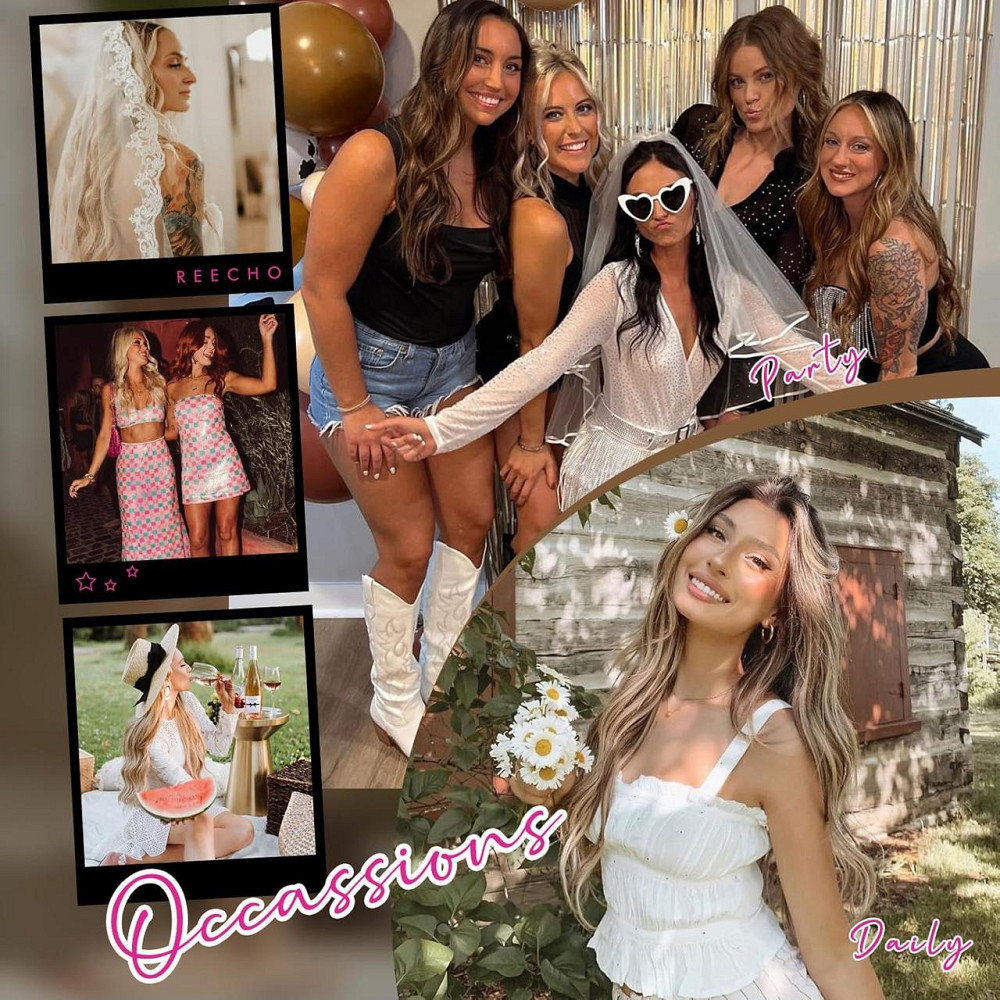 Накладные волосы пряди на клипсах 60 см, 4 шт, длинные волнистые шоколадно-коричневые, тресы для наращивания Киев - изображение 8