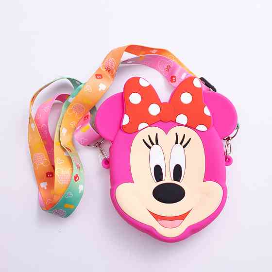 Сумка через плече для дитини Мінні Маус малинова Київ