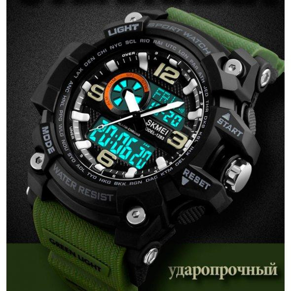 Чоловічий годинник Skmei Del 1283 Зелений Вінниця - фото 3